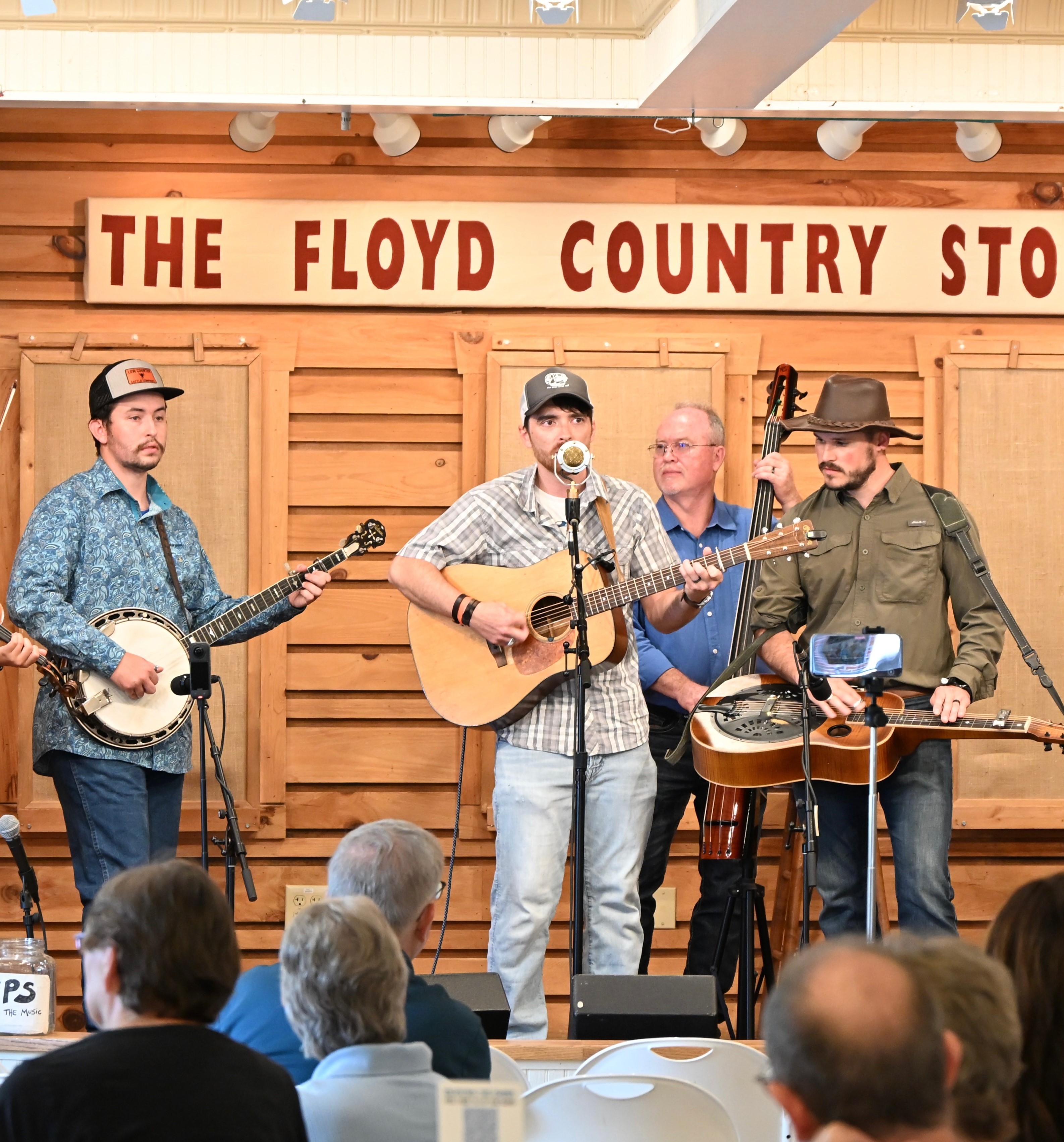 Mountain Blessings performing at The Floyd Country Store